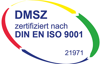 DMSZ zertifiziert nach DIN EN ISO 9001